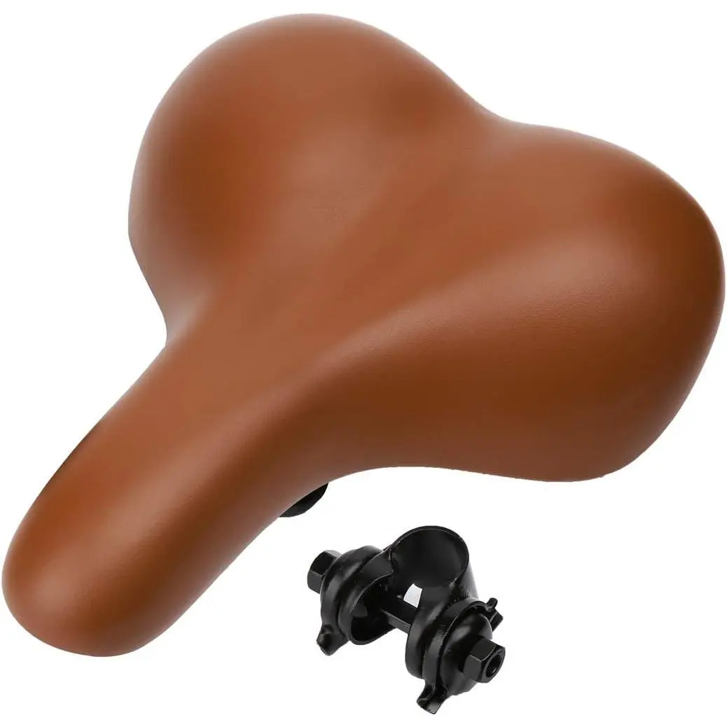 Comfortable  Saddles Extra Wide and Thick  Seat Integrated Molding Anti-Rain