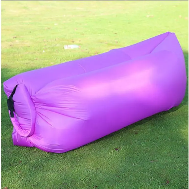 Inflatable Camping Sofa without Air Pump, Portable Inflatable Lounge Chair, Waterproof Air Bed for Outdoor, Beach, Travel