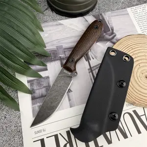 New Jungle Hiking Fixed Blade Knife, 7cr13mov Blade, Micarta Handle, High-Quality Durable Tool for Fishing Travel Hiking