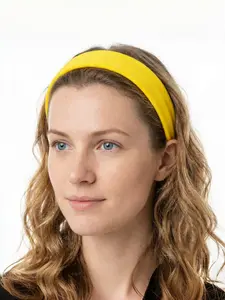 Multicolor Elastic Hairband, Fitness Yoga Hairband, 90s Retro Y2K Wide Band, Stretch Solid Color Headband, American Vintage Chic Accessory