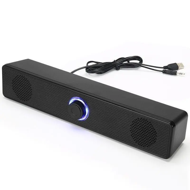 Audio desktop computer home desktop laptop external wired speakers multimedia active subwoofer