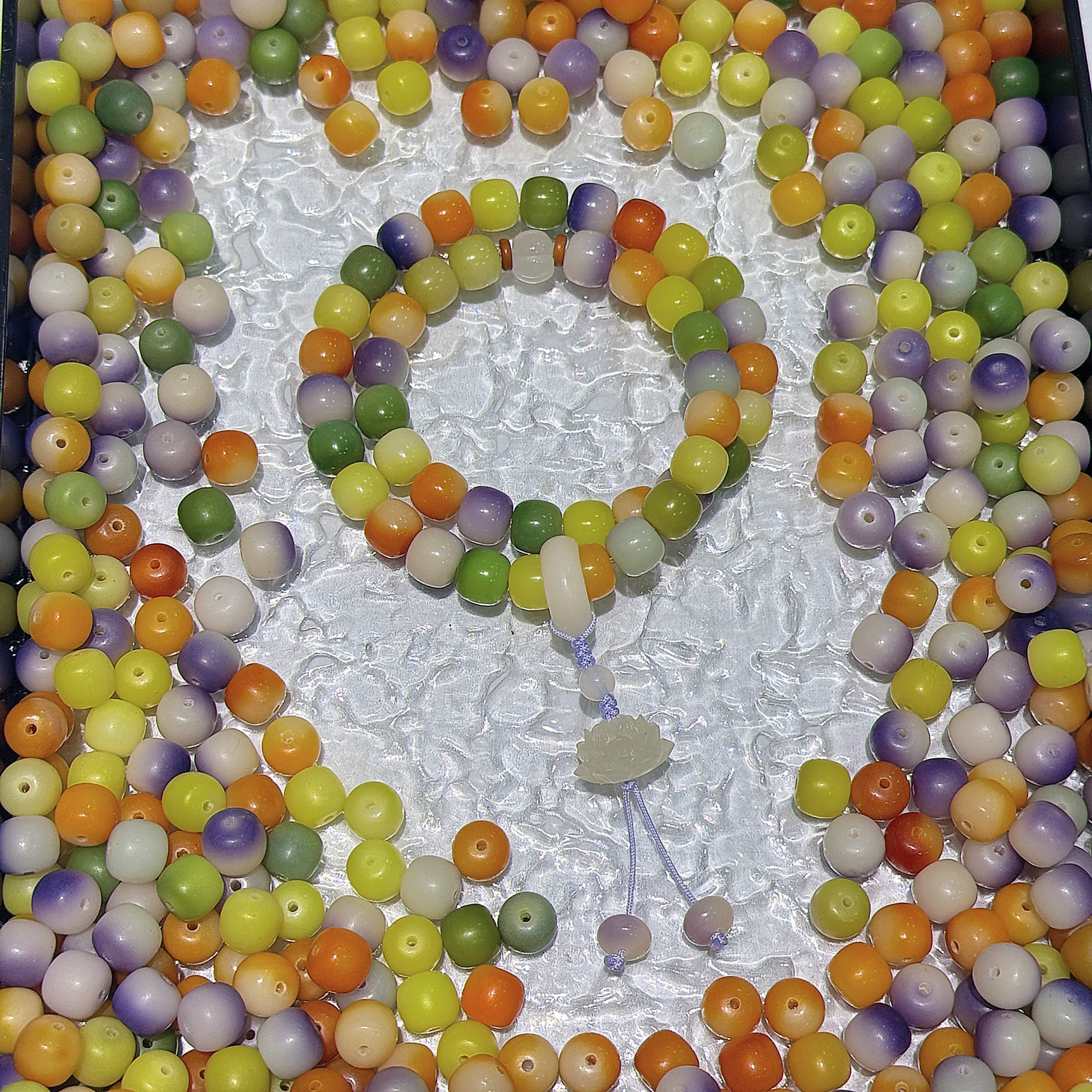 (K15) 9*10mm color mix barrel*100