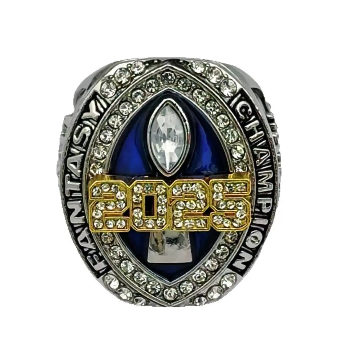 2025 FFL Fantasy Football Championship Ring, American Football Winner Souvenir Ring