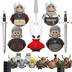 2026 new Game The Hollow Knight The Witcher Bricks For Toy Gifts Building Blocks DIY Mini Actiion Figures For Christmas Gifts