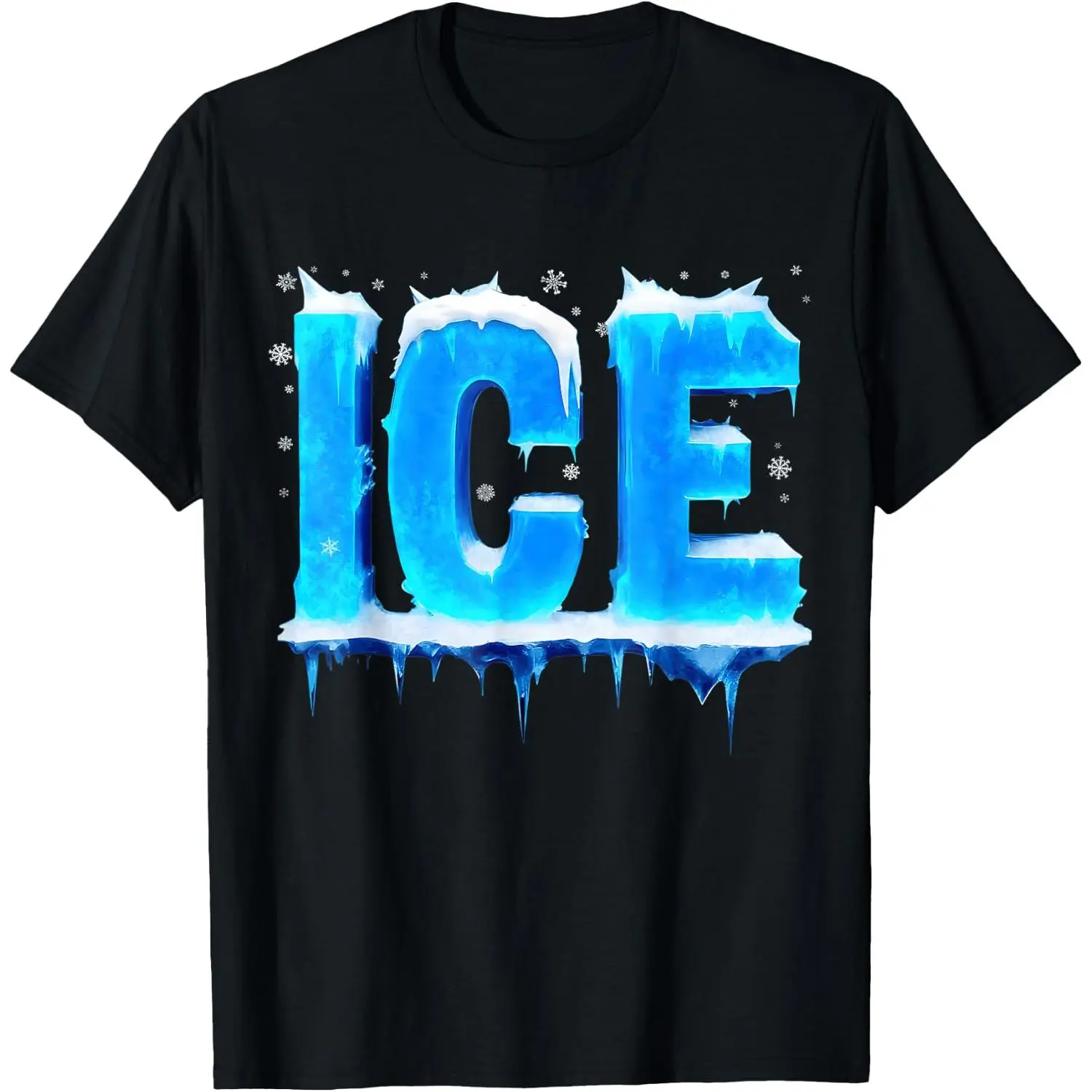 Ice Shirt Adult Men Women Fire and Ice Costume T-Shirt