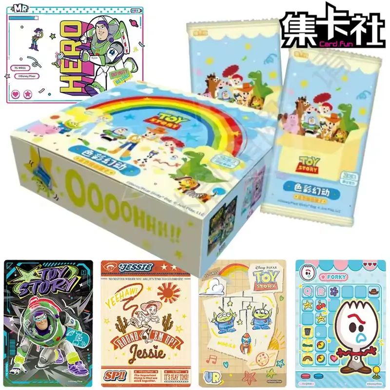 Card Fun Official Toy Story Trading Card Game Anime CCG Factory-Sealed Original Box, 20-Pack Booster with Premium Textured Stock, Blind Non-Sports Packs, Premium Textured Card Stock