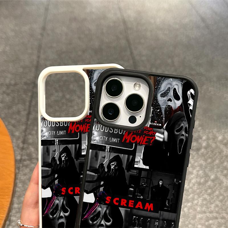 Premium Magnetic Case for iPhone11/12/13/14/15/16/17/promax Scream Horror Collage MagSafe Ready,Anti-Fall,Ultra-Thin Design | Perfect for Everyday Use