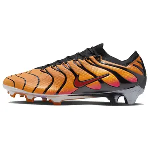 Nike Mercurial Vapor 15 Elite FG Soccer Cleats for Men – Orange and Black Synthetic Turf Shoes Verifiable, with credentials and supporting global authentication
