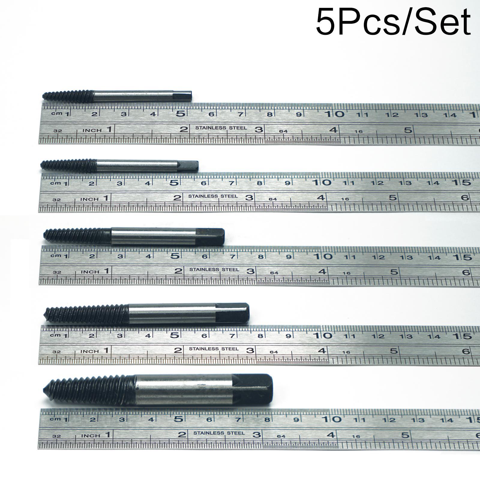 Broken Damaged Screw Pull Out Bit Set, Carbon Steel Double Sided Screw Center Bit, Removal Tool Set, Screw Extractor Bits, Gift