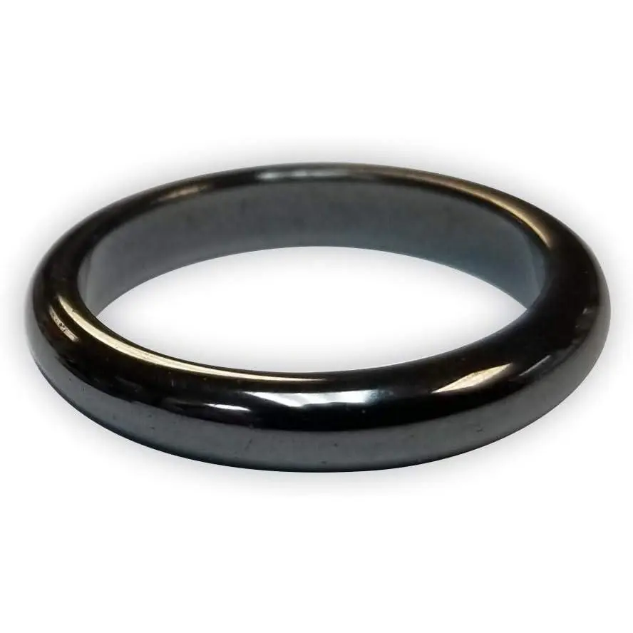 Holiday Hangover Hematite Ring, Elegant Magnetic Hematite Ring as Jewelry for Men and Women