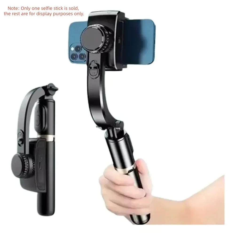 2026 NEW Bluetooth Shutter Monopod Phone Holder for IOS Android Wireless Selfie Stick Tripod with Gimbal Stabilizer Bluetooth Phone Accessories Cellphone Smartphone