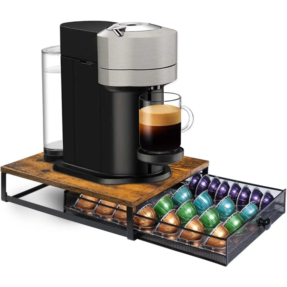 Nespresso Vertuo Pod Holder Organizer for 56 Small or 28 Large CapsulesGift