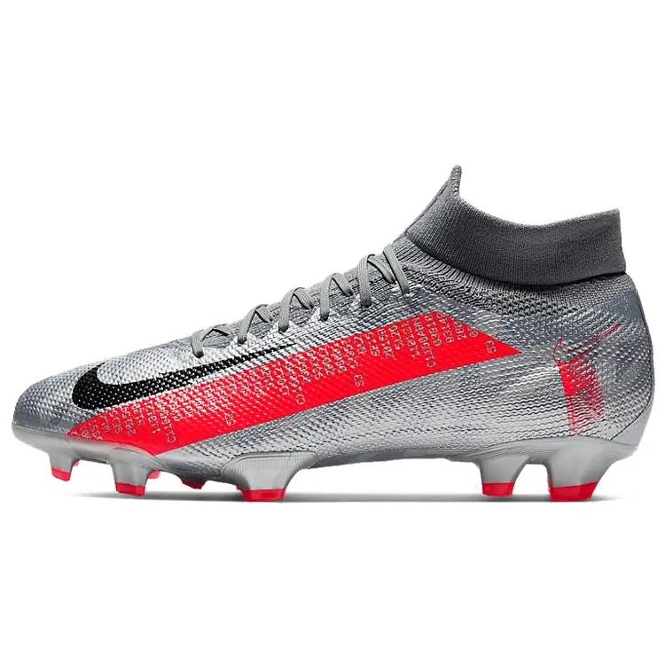 Nike Mercurial Superfly 7 Pro FG 'Metallic Grey Crimson' AT5382-906