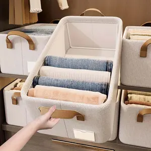 3-Pack Stackable Laundry Baskets, Rigid Foldable Oxford Fabric Storage Boxes with Zipper, Reinforced Handles, Metal Frame, Cover