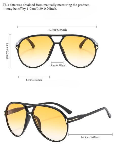 Women's Vintage Top Bar Oversized Frame Sunglasses, Trendy Casual Sunglasses for Everyday Use, Fashion Accessories for Outdoor Activities, Trendy Beach Eyewear