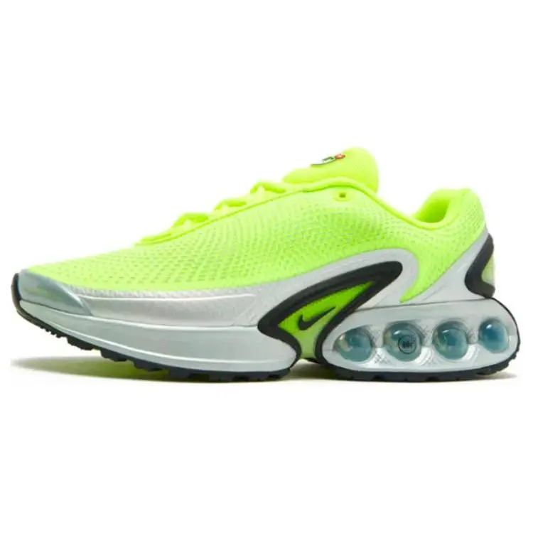 Nike Air Max Dn Men's Low-Top Lifestyle Sneakers – Breathable Fabric, Cushioned Comfort, Durable Traction, Vibrant Lime Green Verifiable, with credentials and supporting global authentication
