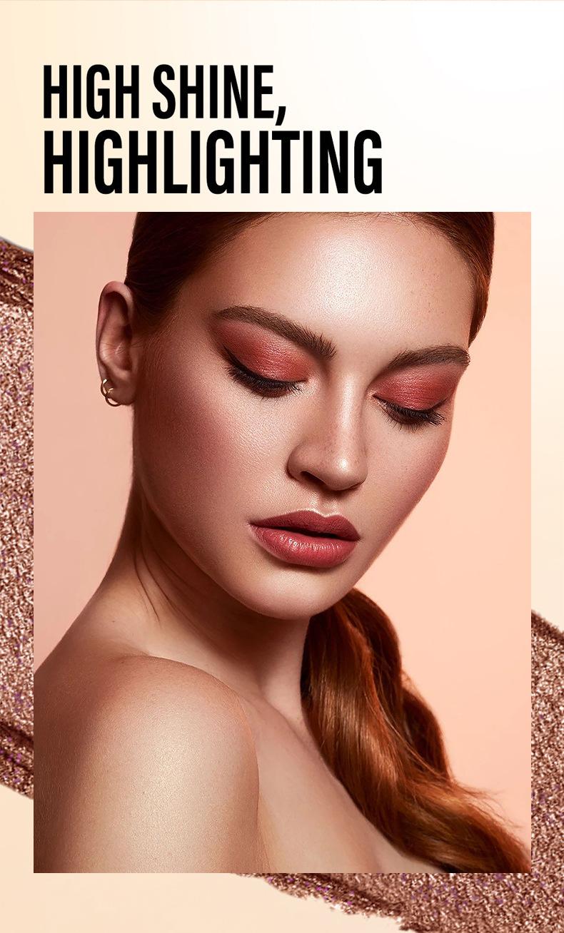 PAGE VINE Highlighter Eyeshadow Stick Amazon TK Under-Eye Shadow Pen 12-Color Eyeshadow High-End Eyeshadow