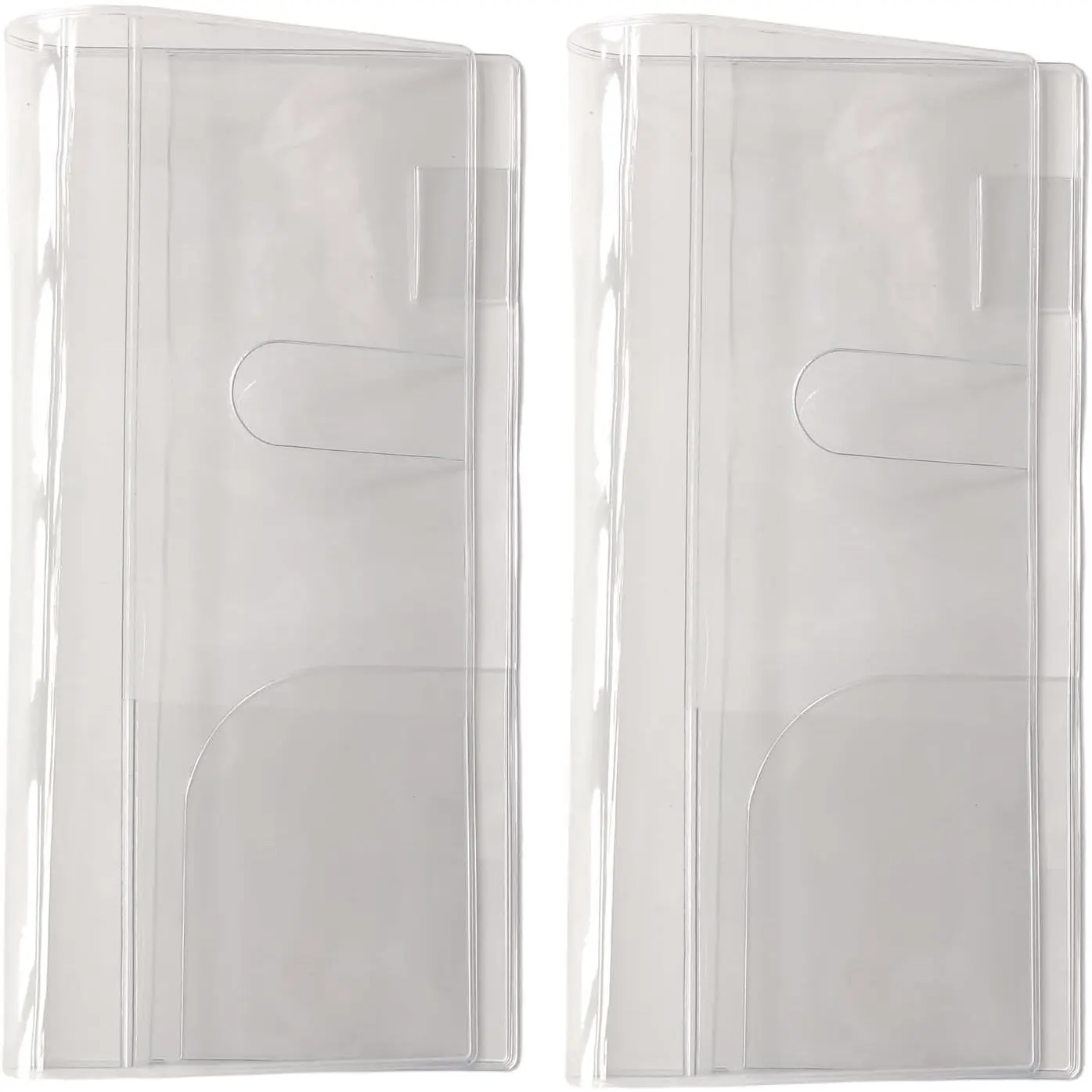 Plastic Cover for Weeks Planners Journal 8.19 x 7.76 Inches PVC Notebooks Protector Accessories (Clear,2 Pcs)
