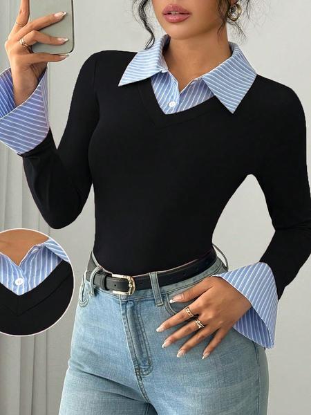 Valentine's Day Women's Long Sleeve Slim Fit Top, Elegant Summer Fashion, Perfect for Daily Wear, Stylish and Comfortable Women's Clothing