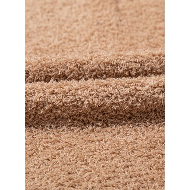 Women's Flannel Hooded Plaid Shacket - Button-Down Thick Fleece-Lined Fuzzy Winter Coat for Extreme Warmth