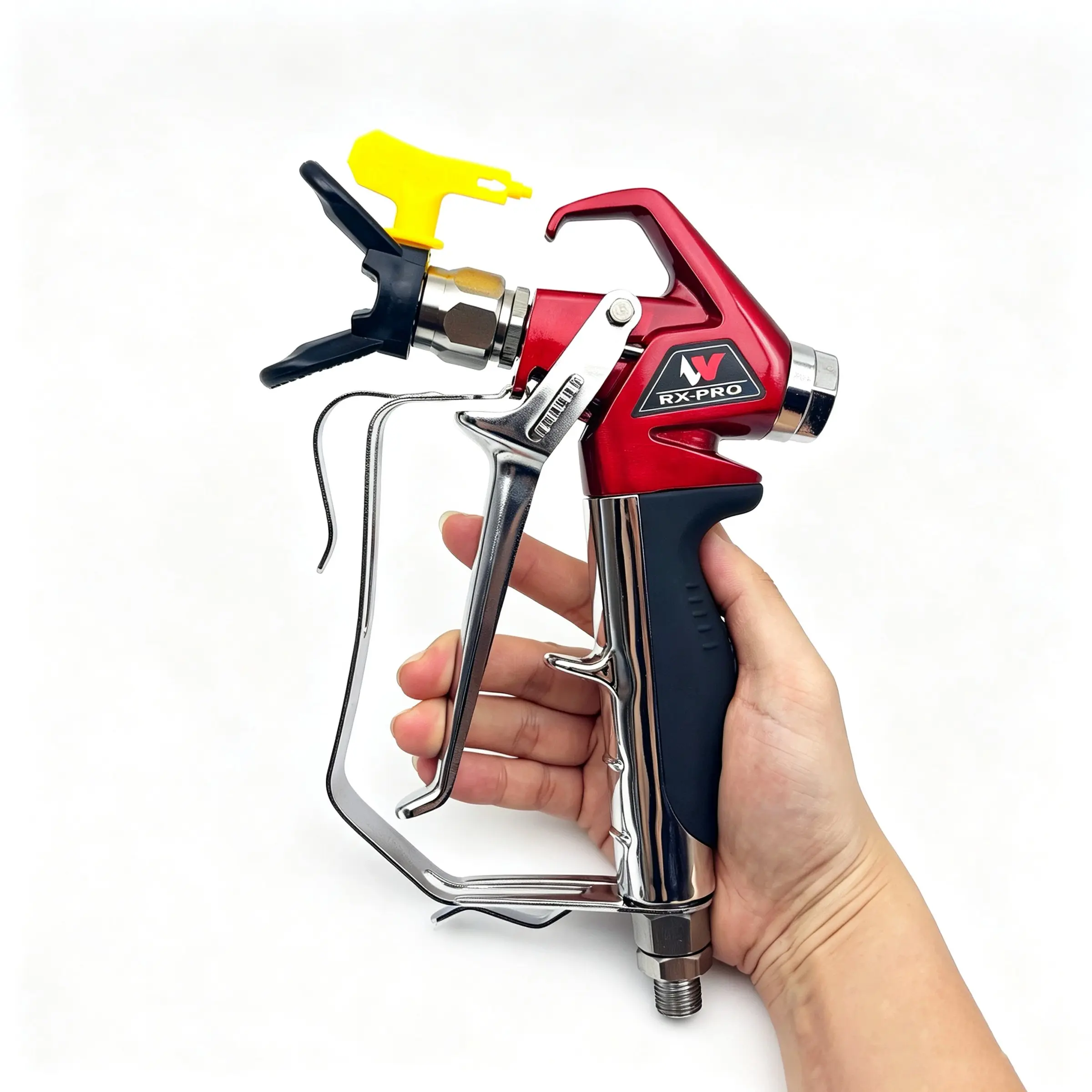 Airless Paint Spray Gun High Pressure 4000 PSI with Reversible 517 Nozzle Tip Guard Swivel Joint for Titan GR Airless Paint Sprayers