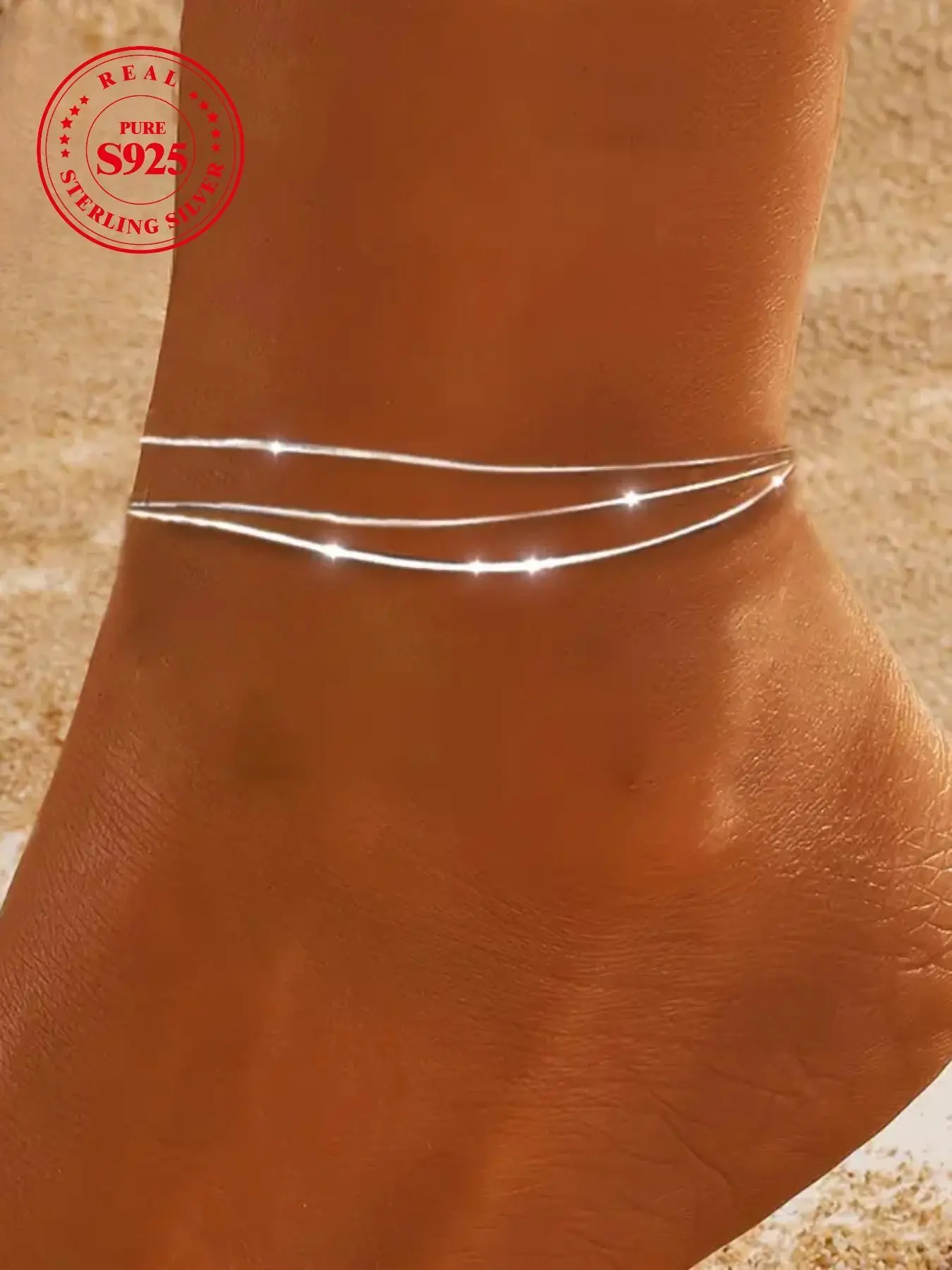S925 Sterling Silver Simple Snake Bone Chain Design Bracelet, Fashionable Jewelry for Women & Girls, Trendy All-match & Exquisite Jewelry for Birthday Gift