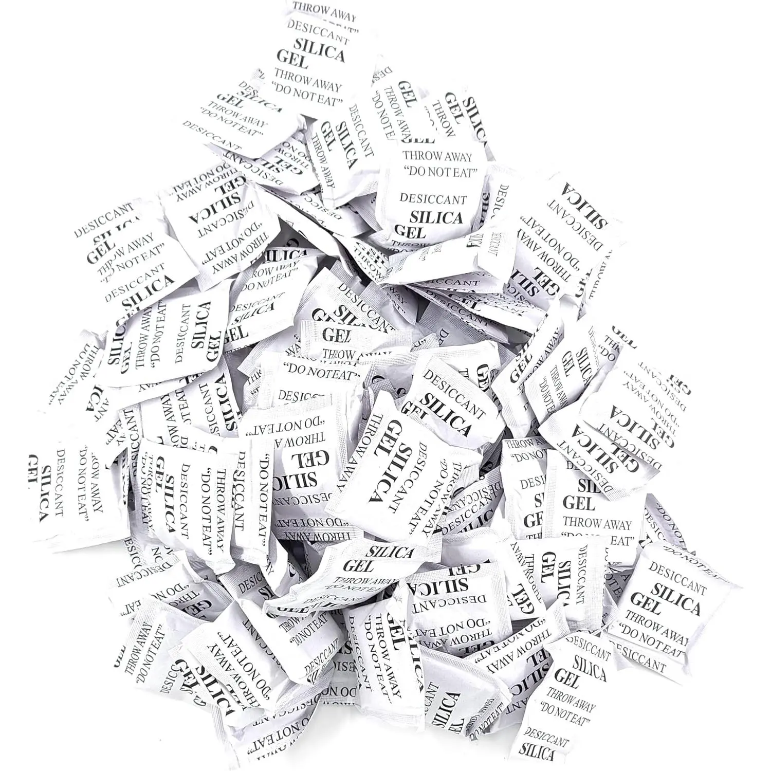 Silica Gel Packets 100 Packs 10 Gram Desiccant Packs for Storage Silica Gel Desiccants  Absorber for Storage, Electronics, , Cameras, Documents, Tools & Precision Instruments