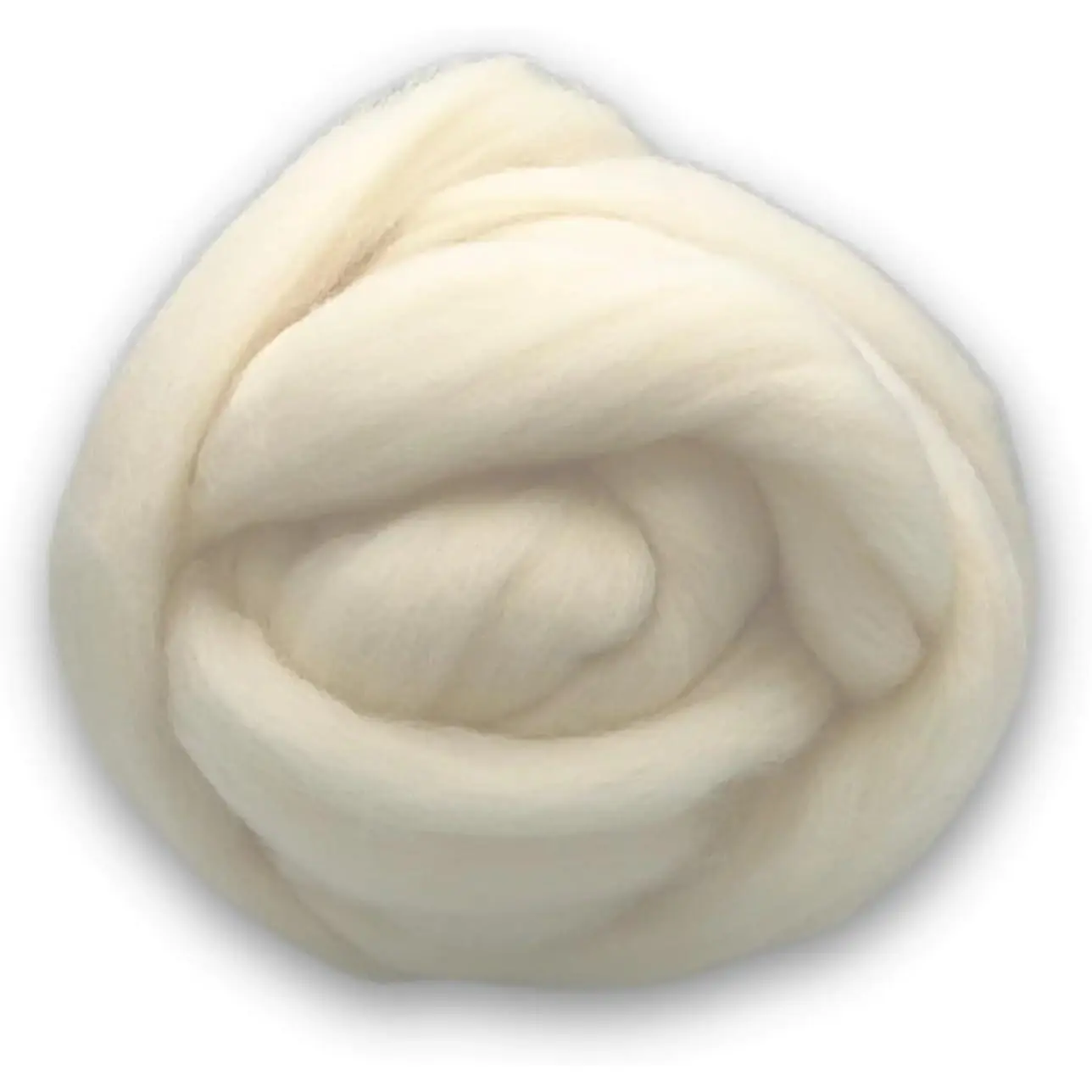 Corriedale Wool Roving 1 lb (16 Ounces) for Spinning | Soft Chunky Jumbo Yarn for Arm Knitting Blanket |100% Natural Undyed (Off-White) Wool Yarn Bulk, Felting Core, Carded Stuffing