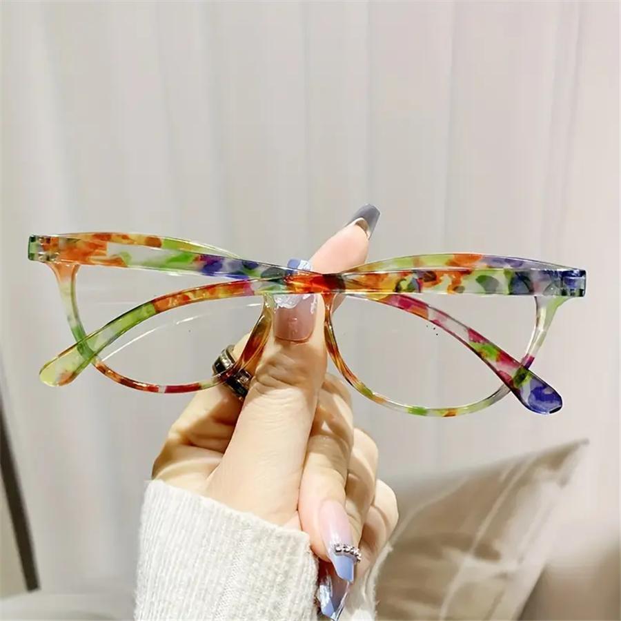 4pcs Anti-blue Light  Glasses Ultralight TR90 Sport Presbyopia Eyeglasses Women Men Far Sight Optical Eyewear Diopters