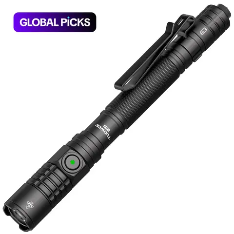 Rechargeable LED Pen Light, Slim Pocket Flashlight with Clip, Inspector Penlight for Nurses, Doctors and Engineers, Clip-On Flashlight for Work