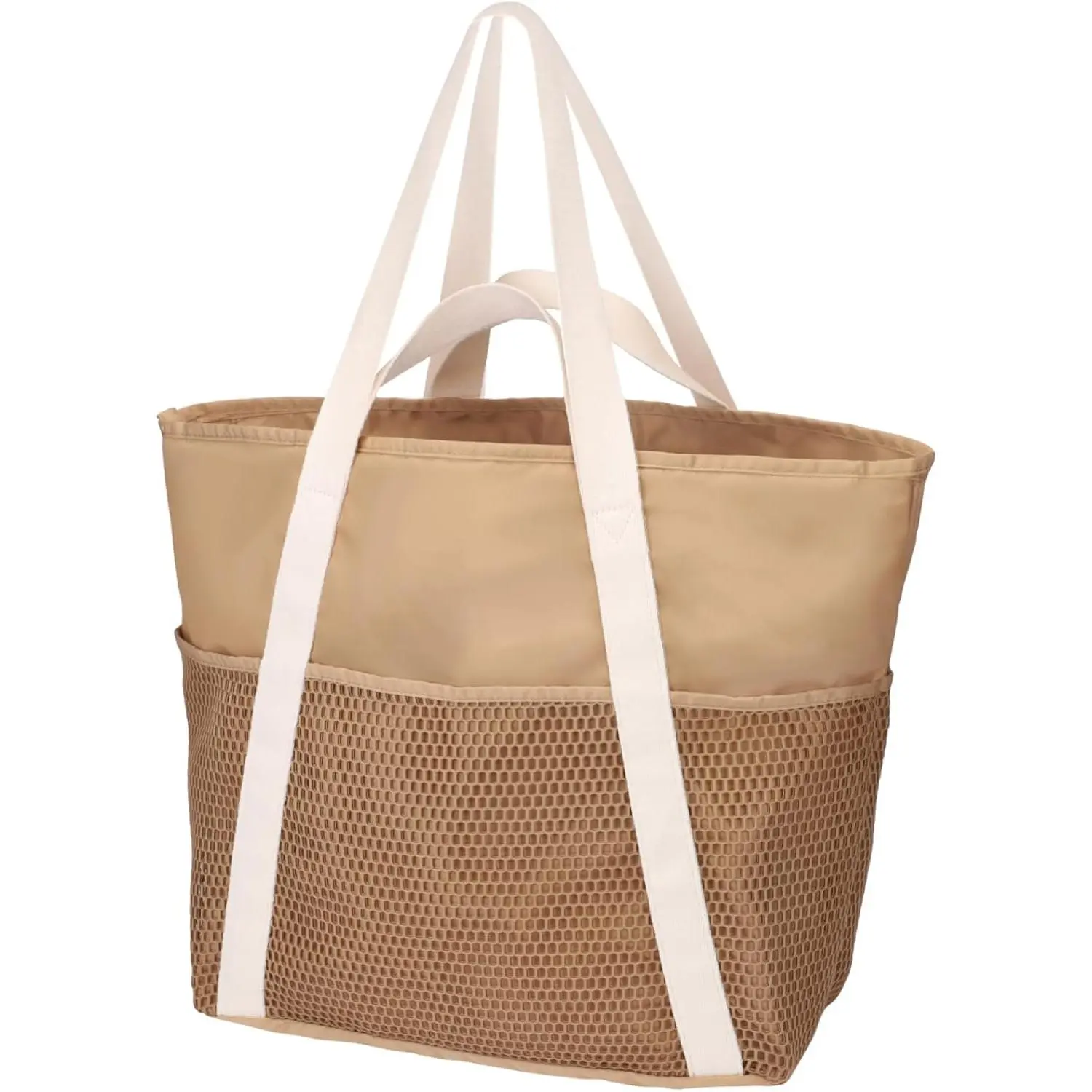Women's Waterproof Beach Bag - Machine Washable Travel Tote Bag with Zipper, Suitable for Cruise Vacations and Swimming