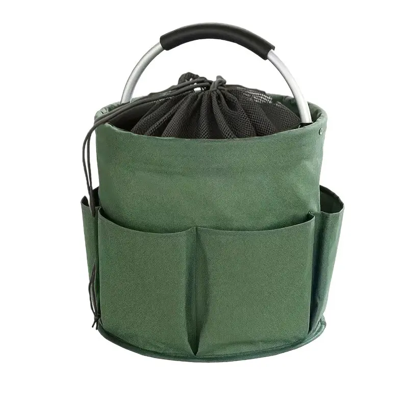 Outdoor Camping Picnic Basket, Beach Basket, Foldable Carry Basket, Storage Basket, Bathroom Toiletry Bag, Bath Basket, Household and Baby Care Basket