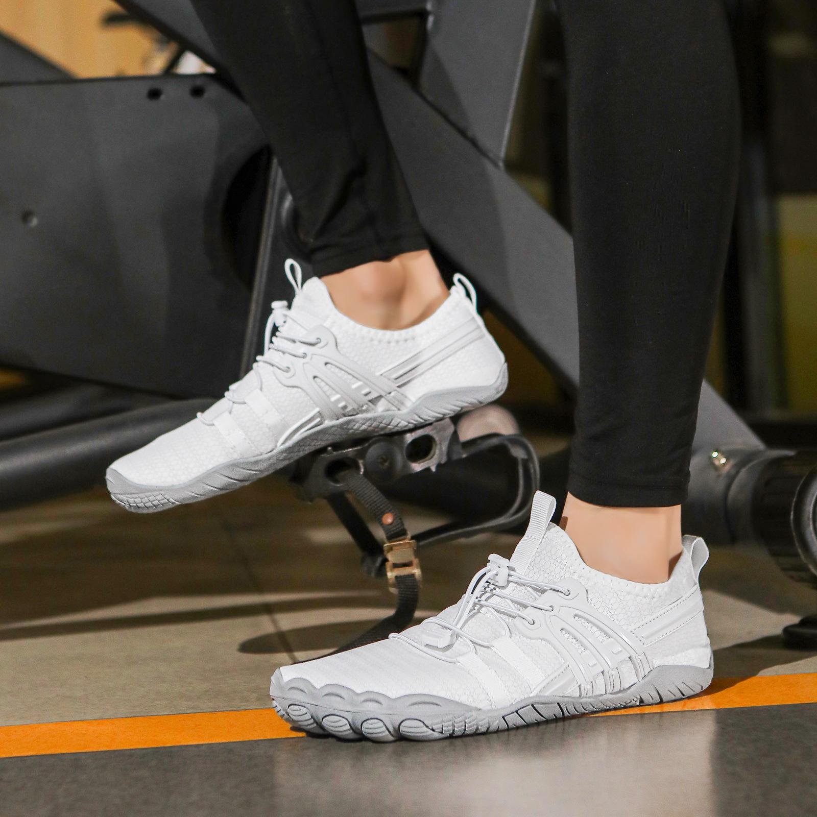 Mesler Men's Barefoot Trail Running Shoes Minimalist Wide Toe Box Design Zero Drop Non-Slip Rubber Sole for Gym Hiking Walking