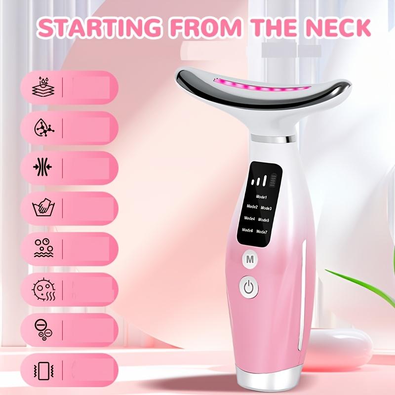 Firming Face Massager - Viral Rechargeable Device for Lifted Skin & Contoured Jawline, 7 Modes for Glowing Skin | #FacialMassager #SkincareDevice #AntiAging