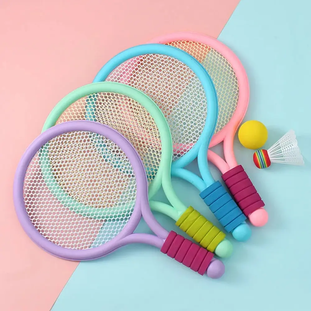 Kids' Badminton & Tennis Racket Toy Set - Outdoor Backyard Interactive Sport Kit, Play Equipment for 3-12Y Birthday & Holiday Gifts