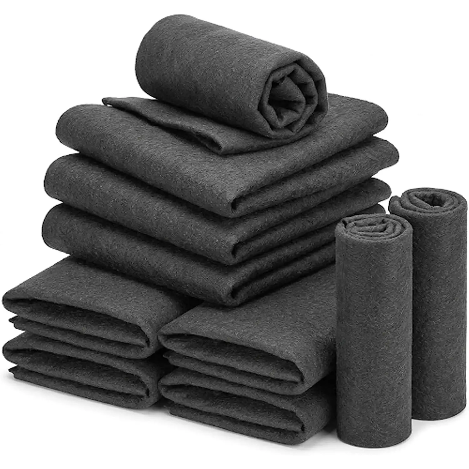 Thickened Magic Microfiber Cleaning Cloths (10-Count) - Absorbent, Lint-Free, Streak-Free, No Water Spots, Upgraded Household Cloth Wipes for Glass, Windows, Kitchen