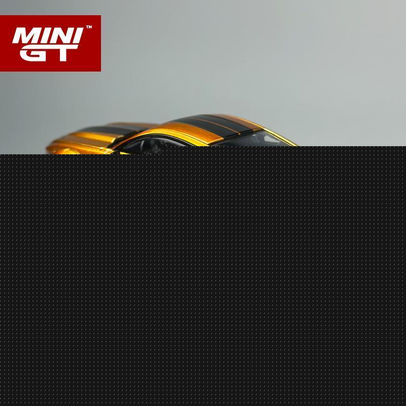 MINIGT 1:64 LB-Works FORD MUSTANG LB Gold alloy Car Model 847
