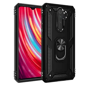Case for Xiaomi Redmi Note 8 Pro, Scratch-Resistant Hard Shell, Shockproof Full Protection, 360° Adjustable Magnetic Ring Stand, Durable for Xiaomi Redmi Note 8 Pro Phone Case