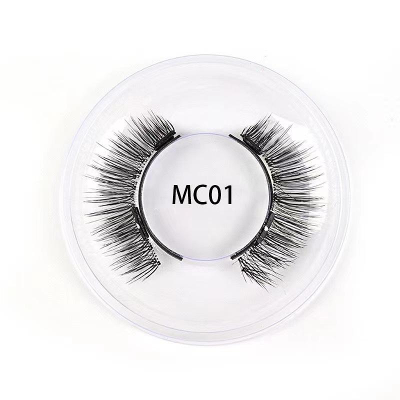 Reusable Magnetic Eyelashes No Glue Needed Magnetic Lash Kit with Clips Easy Application False Eyelashes for Beginners