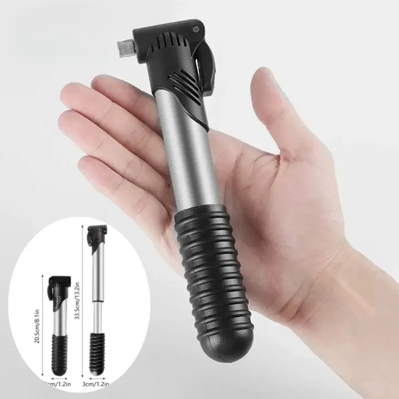 Mini Bicycle Pump Schrader Presta Valve Hand Pump For Mountain Road Bike Commute Ball Sports Lightweight Compact Easy Inflation