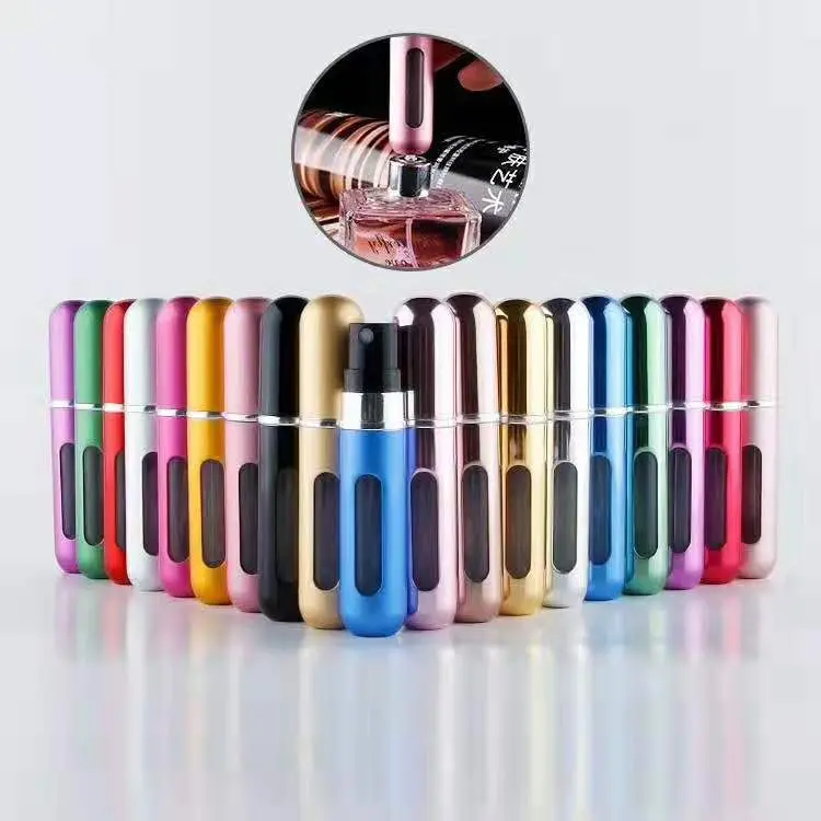 Mini Portable Refillable Perfume Bottle Refill Spray Cosmetic Container Atomizer Wholesale For Travel Fragrance Window