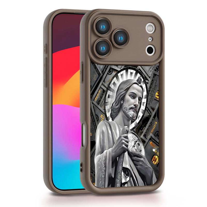San Judas Tadeo Pattern Phone Case , Soft Silicone Tpu Protection and Shockproof For iPhone 17 16 15 Pro Max 14 16Pro 13 12 11 X Plus Air Mini 17e Money