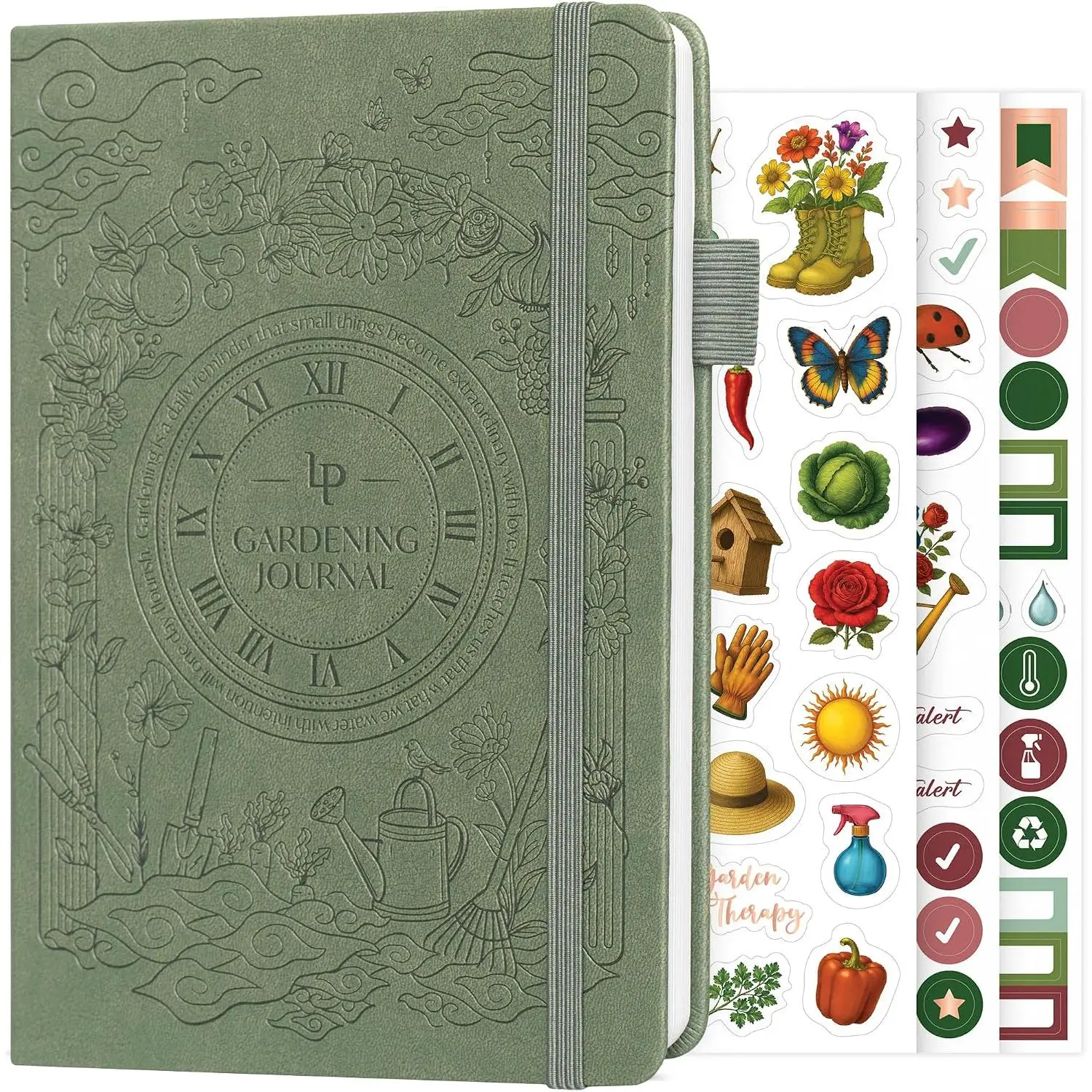 Gardening Journal – 5-Year Garden Journal Planner & Log Book with Gardening Calendar & Plant Logs – Hardcover Garden Planner (Cypress)