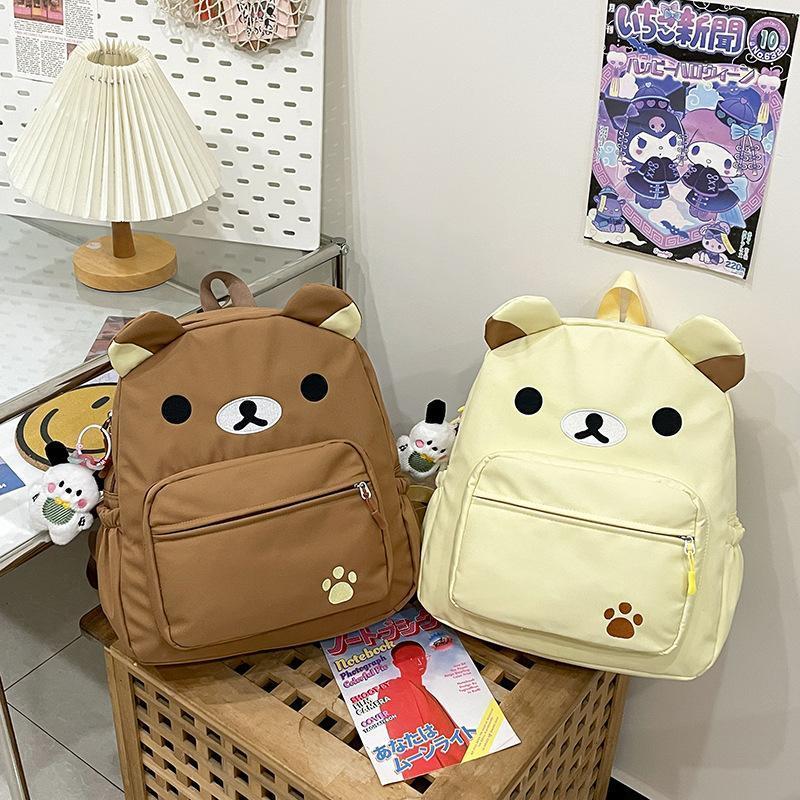 Rilakkuma Backpack Women Anime Relax Bear Student School Bags Girls Boys Outdoor Sport Travel Fashion Rucksack Gift Hot Sales