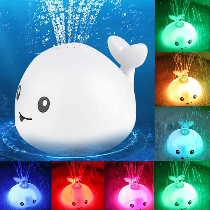 Electric Mini Whale Water Toy with Colorful Lights, Requires 3 AAA Batteries (Not Included), Unisex Bathing Shower Water Fun for Kids #GLOBAL PICKS Electric Mini Whale Water Toy with Colorful Lights, Requires 3 AAA Batteries (Not Included), Unisex Bathing Shower Water Fun for Kids #GLOBAL PICKS