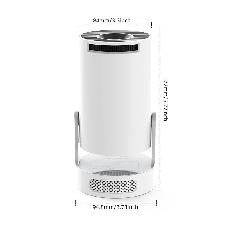 MAGCUBIC HY300Pro+ Portable Projector, Multifunctional Projector, 290ANSI Android 11 Dual WiFi6 BT5.4 180° Rotatable Mini Smart Projector for Home Cinema, Outdoor Movie, Upgraded HY300Pro, Audio