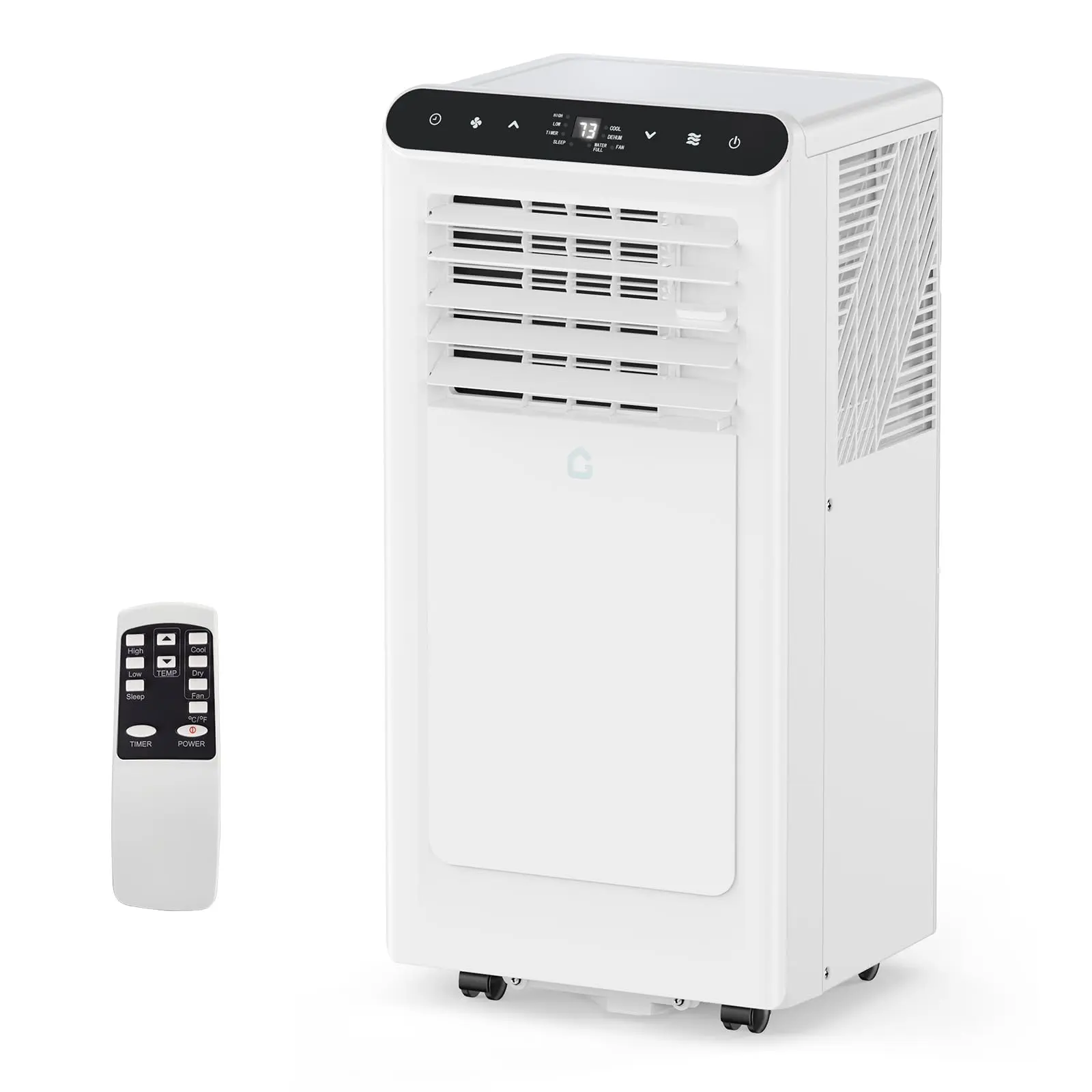Portable Air Conditioner 8000 BTU, 3-in-1 AC Unit for Bedroom with Dehumidifier & Cooling Fan, Quiet Room AC Cools 350 Sq ft, Sleep Mode, Window Kit & Remote