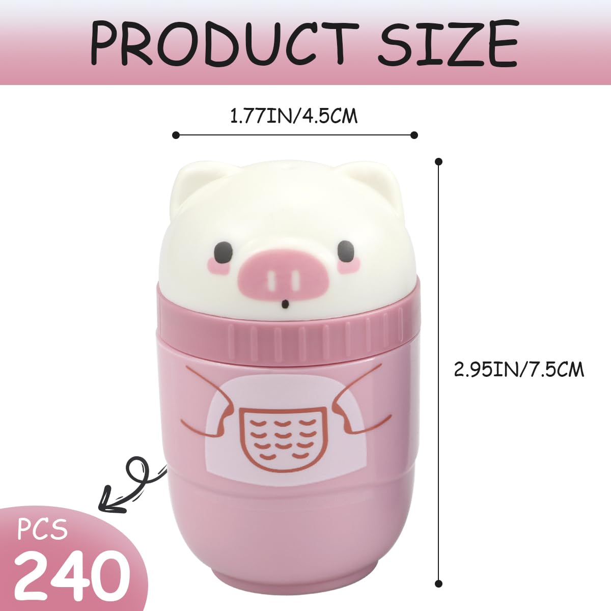 240 Pcs Ear Piercing Cleaning Tool Set, Disposable Portable Ear Cleaner Kit, Essential Jewelry Care Accessories for Daily Use