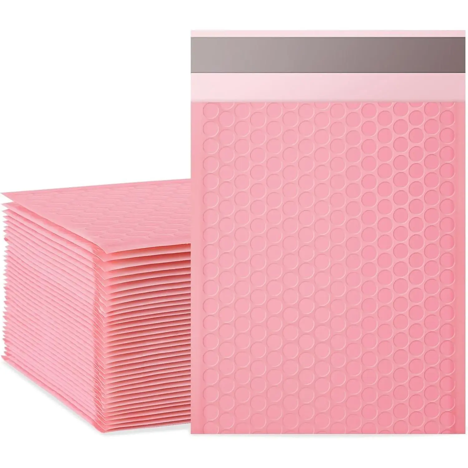 Bubble Mailers, 6x9 Inch Padded Bubble Mailers Pack of 50 Bubble Envelopes Opaque Self Seal Adhesive Waterproof Bags for Shipping and Packaging (Pink, 6x9-50)