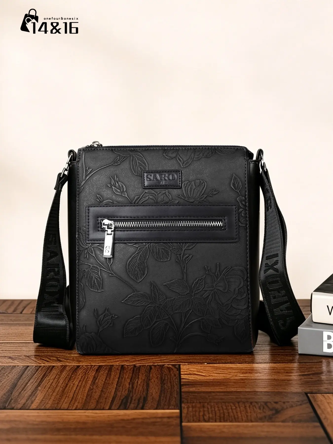 Men's Crossbody Messenger Bag, Minimalist Commute Style, Large Capacity Compartment, Anti-Theft Zipper Pouch, Fits iPad/a4 Paper, Ideal Gift for Students, Commuter Crossbody Bag